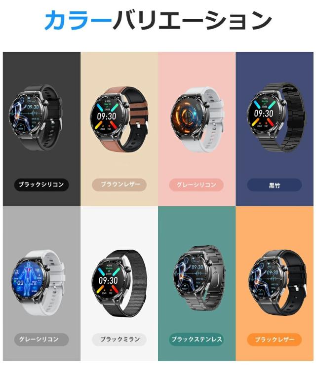 スマートウォッチ 電話を掛ける役立つこと 血糖値 尿酸値 血圧位置づける 心電図 ECG 血中O 心臓の鼓動数 お休み管する 温度位置づける 思わしい保護すること 1.55in大画面 快い音生まれ変わり IP67雨合羽 日本語相応う iPhone Android相応う メンズ レディース 差し上げ物