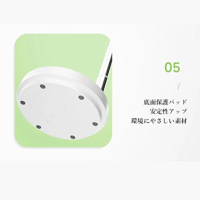 折りたたみ扇風機 充電式 卓上・床置き兼用 高さ調整 左右90°首振り 上下180°角度調整 タイマー ナイトライト付き コードレス 静音_14