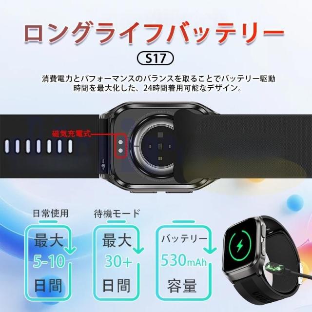 スマートウォッチ 医療レベル健康- 高精度エアバッグ血圧測定 ECG心電図 血中脂質 尿酸 体温 血中酸素 心拍数 健康管理 高齢者 日本製センサー プレゼント最適_12