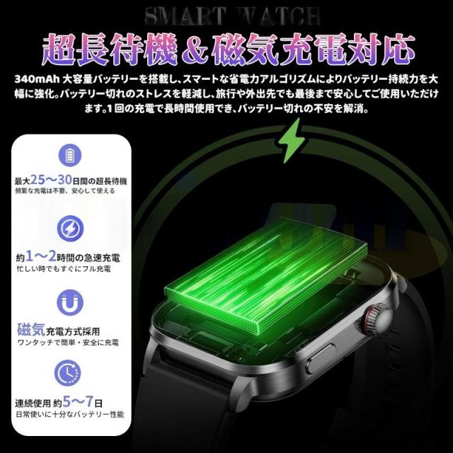 2026新登場! スマートウォッチ レーザー理療 健康管理 ECG心電図 bluetooth5.3通話 体温 心拍数 血中酸素 音楽制御 血圧 睡眠監視 歩数計 SOS_12