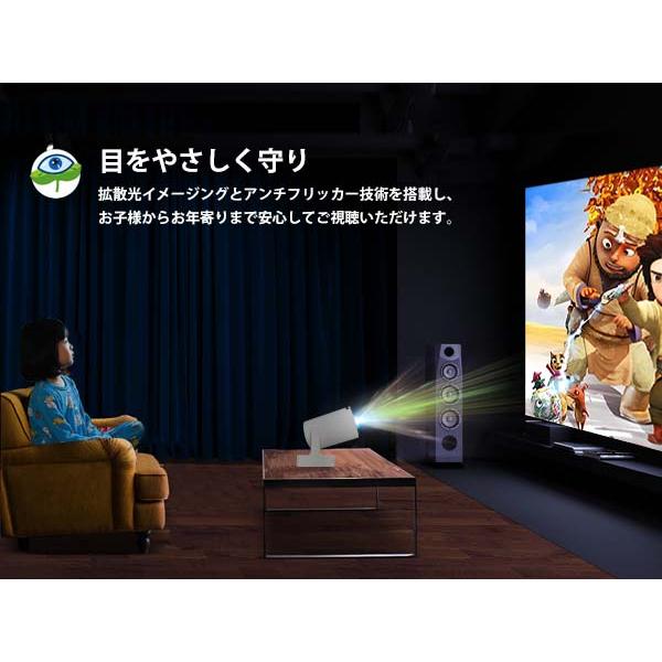 プロジェクター 家庭用 小型 1080P＆4K対応 Bluetooth5.4 HiFi 18000LM Wi-Fi6 スマホ対応 自動台形補正 操作簡単 IOS/Android_5