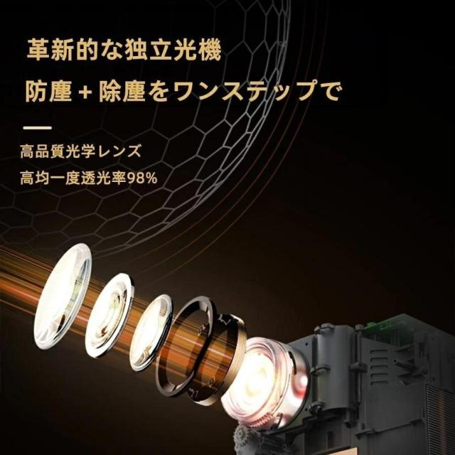 プロジェクター 電動フォーカス 4K対応 高画質 Android TV 自動台形補正 スピーカー内蔵 5G HDMI 家庭用 天井投影 本体 小型 一人暮らし ホームシアター_11