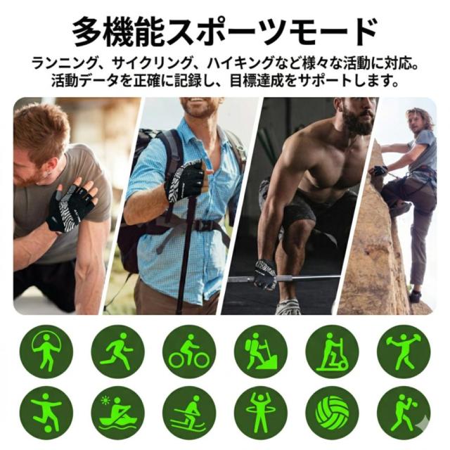2026新発売 スマートウォッチ 医療レベル 血圧測定 ECG心電図 通話機能 体温 血圧測定 体組成 血液成分分析 LINE着信通知 血中酸素 歩数計 睡眠 iPhone Android_5