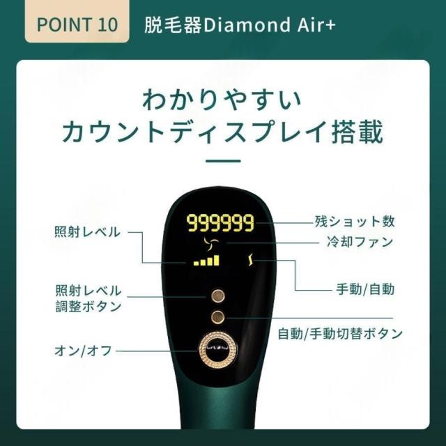 脱毛器 IPL光脱器 女性 メンズ 永久脱毛 家庭用脱毛器 サロン級 自動照射 レーザー vio対応 レディース 脇 腕 足 背中 全身用_15