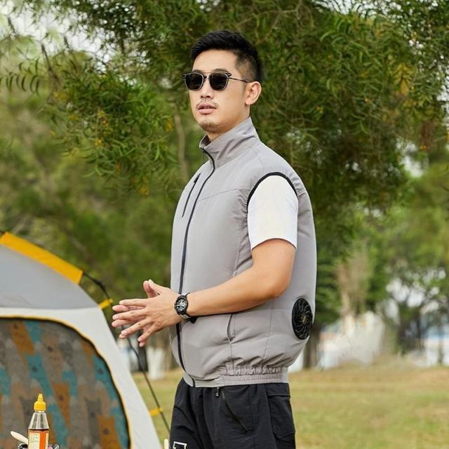 空調作業服 ベスト 空調ウェア ファン付き作業服 父の日 メンズ レディース 熱中症対策 屋外作業 4段階強風 冷却服 男女兼用 アウトドア_7