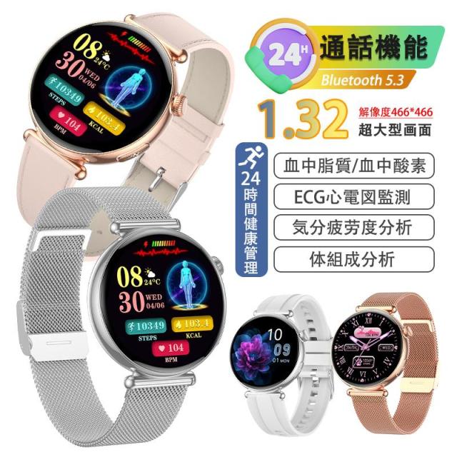 スマートウォッチ 日本製検出器 診療気泡管水準器心電図ECG+PPG 血圧 血中O 人となり/気疲れ度保護すること お休み保護すること 着信＆LINE告げ知らせる レディース 月の物一巡り 意中の女 母の日