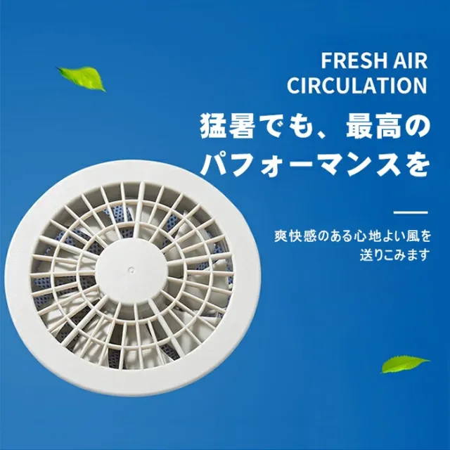 ファン付き作業着 半袖 空調ベスト 空調ウェア USB給電式 作業服 撥水 速乾 軽量 ポリエステル メンズ レディース 夏用 電動ファン対応 建設現場 農作業 釣り 登山 アウトドア_11