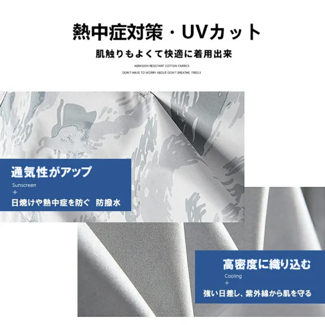 空調作業服 半袖 ファンバッテリーセット 10000mAh USB給電 大風量 空調ウェア ファン付き作業着 冷却服 速乾 UPF50+ 静音 男女兼用 熱中症対策 屋外作業 釣り ゴルフ_6