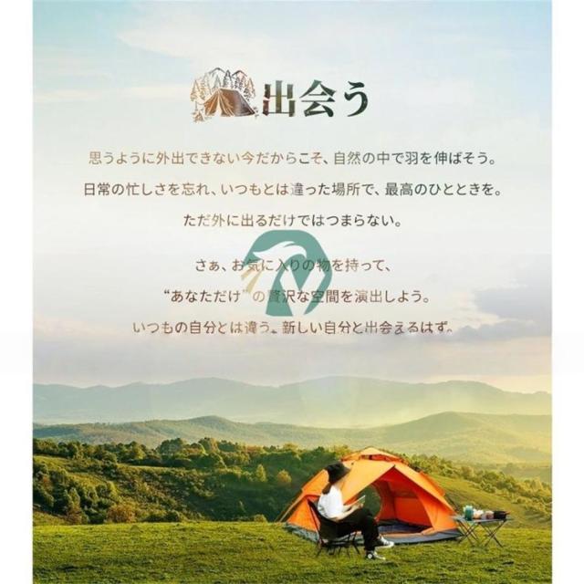 ワンタッチテント 4人用 テント 軽量 ワンタッチテント ドーム型テント キャンプテント 自動ポップアップテント 2?4人用 設営簡単アウトドア 釣り 旅行用品_1