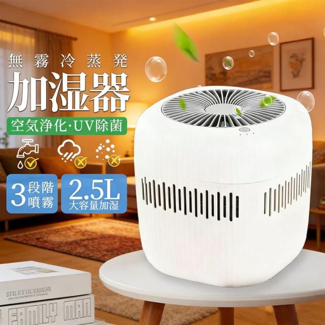 Panasonic ヒーターレス気化式加湿機（中小容量タイプ） FE-KX05C-W
