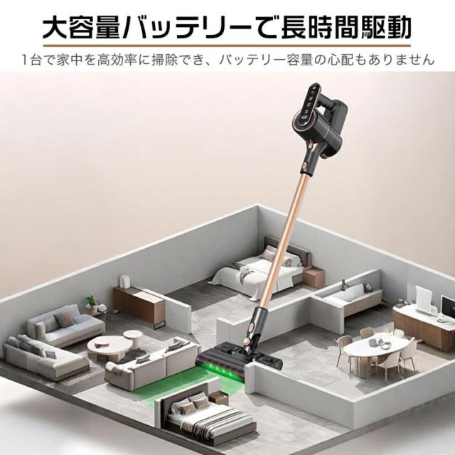 掃除機 コードレス 超強力吸引 55000pa 3WAY ハンディクリーナー
