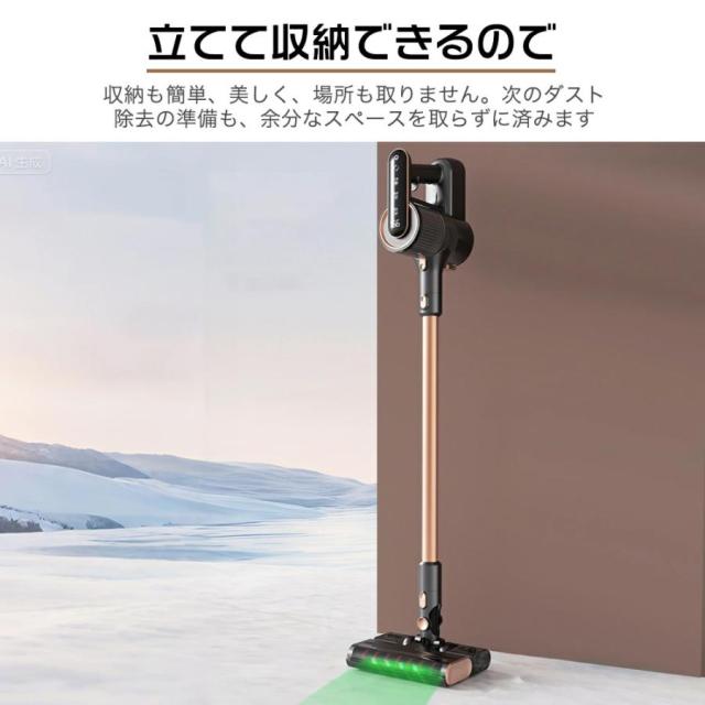 【新品未使用】掃除機 55000pa超強力吸引 自立式 コードレス 2WAY 掃除機 コードレス 超強力吸引 55000pa 3WAY ハンディクリーナー