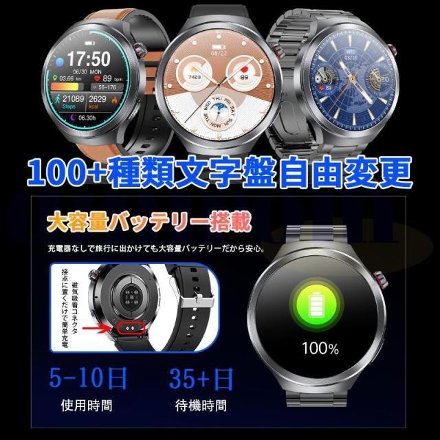 新登場! スマートウォッチケットウ値 健康管理 遠隔カメラ 呼吸訓練 マイクロ検診 bluetooth5.3通話 音楽 歩数計 音楽制御 健康 気分検測 睡眠 爆買_18