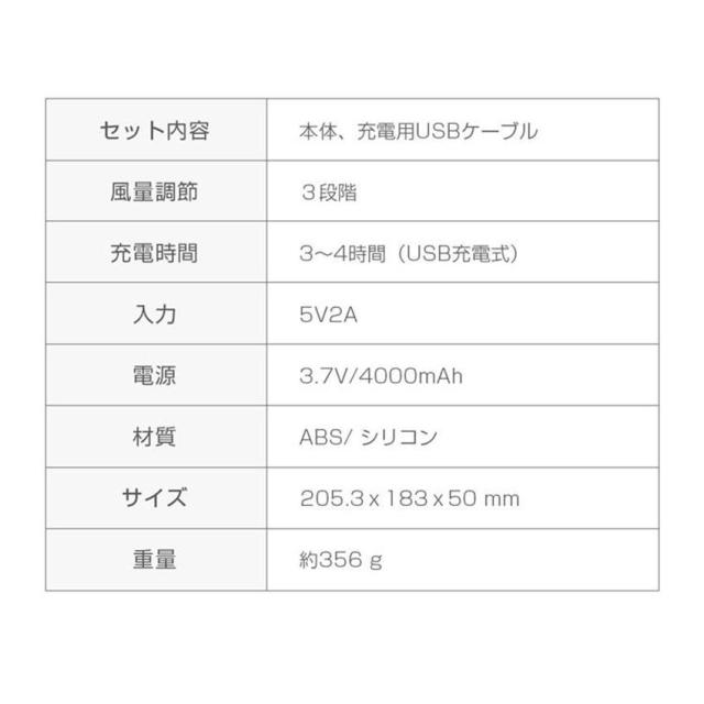 首掛け扇風機 ネッククーラー 羽なし 冷感 軽量 日本製モーター おしゃれ 節電 2024 最強 半導体冷却 3つ冷却プレート 4000mAh大容量 冷房 携帯用扇風機_17