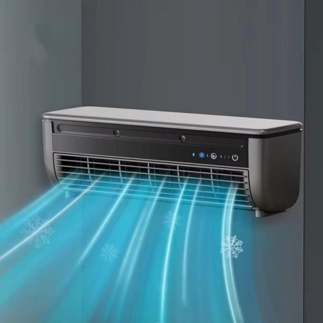 【2026新型】モバイルエアコン 冷風扇 冷風機 クールエアーミスト コンパクト 工事不要 壁掛け式 3段階の風速調整 小型 低騒音 操作簡単 30秒の急速冷却