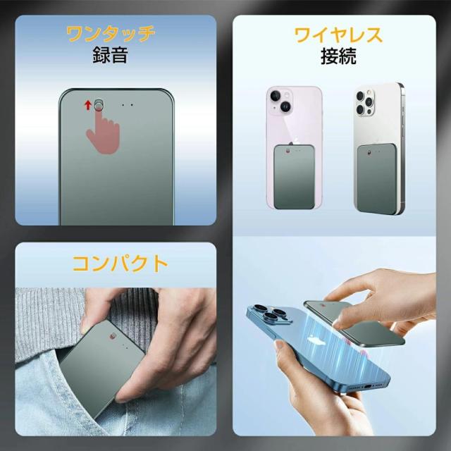ChatGPT連携 AI ボイスレコーダー 仕事効率化AIツール GPT-4o連携 ICレコーダー 64GB/128GB/256GB 大容量 長時間連続録音 翻訳機 通訳機 小型 軽量_2