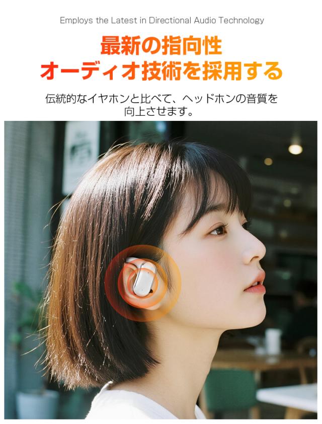 新登場 AI通訳 ワイヤレスイヤホン Bluetooth5.4 ノイズキャンセリング 耳掛け 耳を塞がない 翻訳機 ブルートゥース 自動ベア 高音質_11