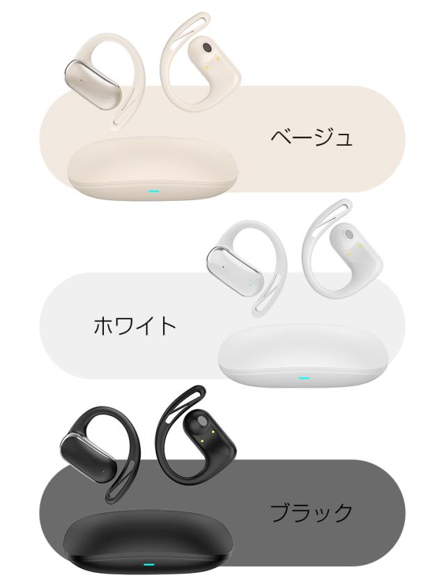 新登場 AI通訳 ワイヤレスイヤホン Bluetooth5.4 ノイズキャンセリング 耳掛け 耳を塞がない 翻訳機 ブルートゥース 自動ベア 高音質_15