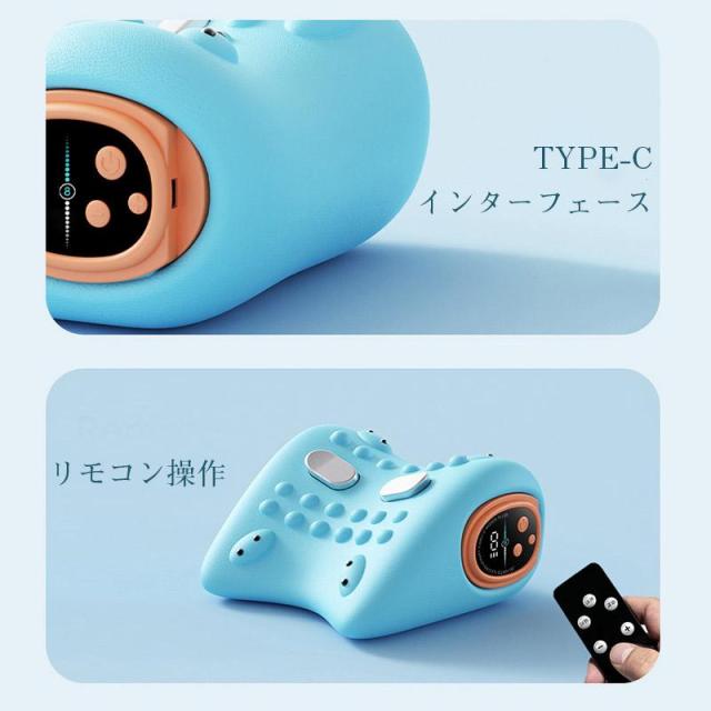ネックストレッチャー EMS 首ストレッチ 首ケア 温熱機能 ネックピロー ストレートネック サポート 軽量 USB充電式 簡単操作 男女兼用_12