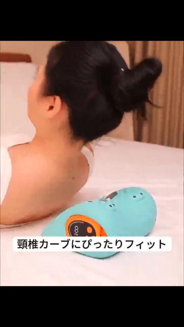 ネックストレッチャー EMS 首ストレッチ 首ケア 温熱機能 ネックピロー ストレートネック サポート 軽量 USB充電式 簡単操作 男女兼用_14