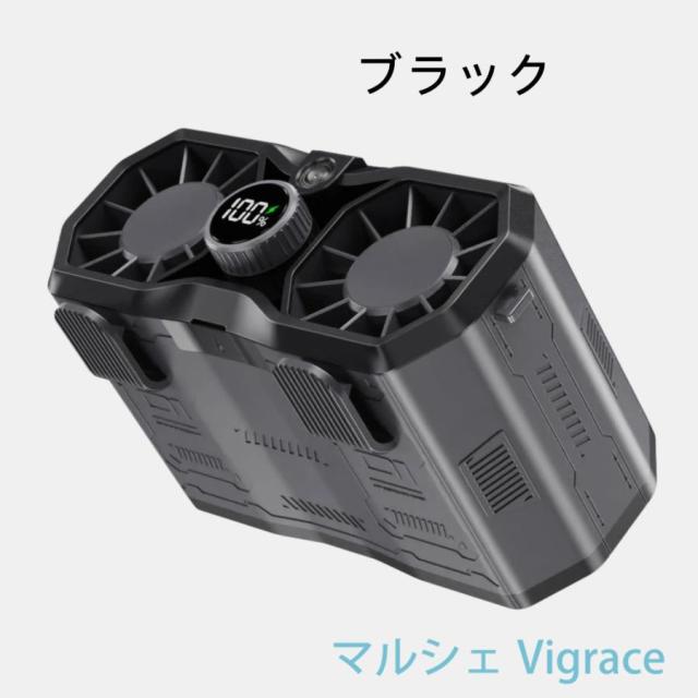 腰掛け扇風機 強力 首掛け 双風口 強力 小型 199段階風量調節 96H時間動作 アウトドア 静音 15000mAh 照明 dcモーター 携帯扇風機 持ち運び 高温対策 室外作業_15