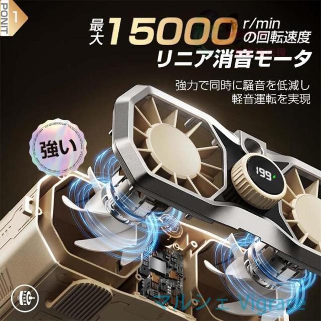 腰掛け扇風機 強力 首掛け 双風口 強力 小型 199段階風量調節 96H時間動作 アウトドア 静音 15000mAh 照明 dcモーター 携帯扇風機 持ち運び 高温対策 室外作業_4