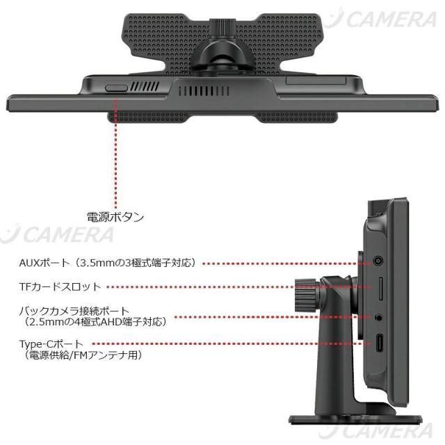 新型 ディスプレイオーディオ 10.25インチ Android15 搭載 ワイヤレス カーオーディオ 車載ディスプレイモニター ワイヤレスCarplay AndroidAuto 視聴同時使用可_13