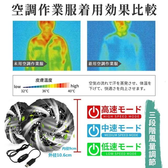 空調作業服ベストバッテリー付き/選択可 空調ベスト ファン付き 冷却服 最強 空調ウェア エアコン服 大風量 クールウェア 電動ファン付ウェア 熱中症対策 ゴルフ_1