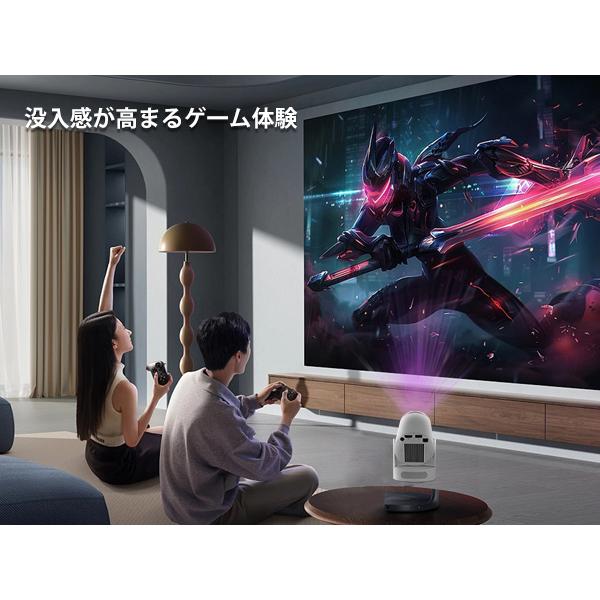 プロジェクター 家庭用 小型 1080P＆4K対応 Bluetooth5.4 HiFi 18000LM Wi-Fi6 スマホ対応 自動台形補正 操作簡単 IOS/Android_8