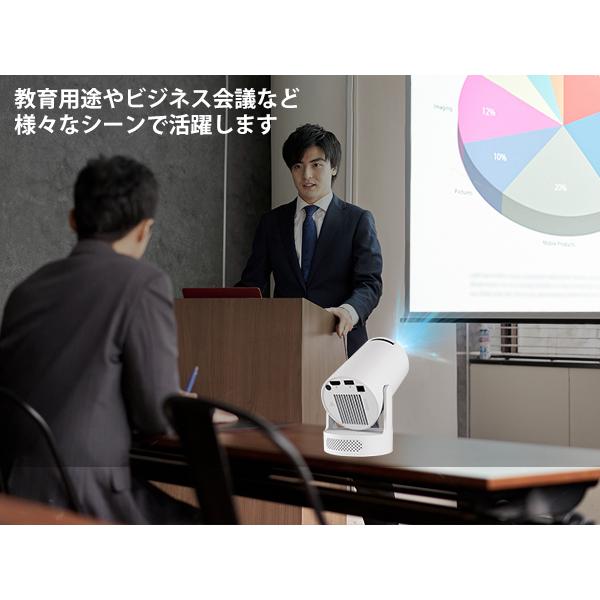 プロジェクター 家庭用 小型 1080P＆4K対応 Bluetooth5.4 HiFi 18000LM Wi-Fi6 スマホ対応 自動台形補正 操作簡単 IOS/Android_9