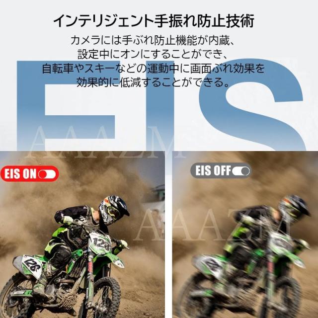 アクションカメラ デジカメ Vlog 小型おしゃれ 4K/5K解像度 高画質 水中30M防水 バイク WIFI 動画撮影 手ぶれ補正 マウント スポーツ 超広角 ウェアラブル_9