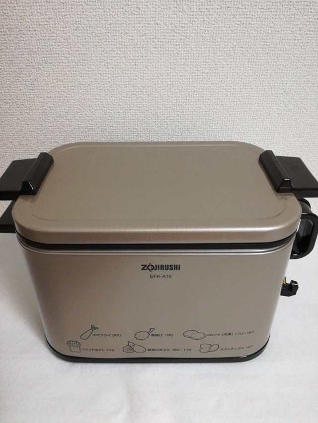 象印 あげあげ 電気フライヤー メタリックカカオ EFK-A10-TJの通販は