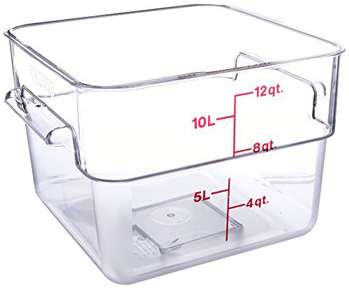 CAMBRO(キャンブロ) 角型フードコンテナー 12SFSCW クリアー