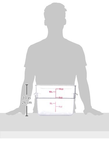 CAMBRO(キャンブロ) 角型フードコンテナー 12SFSCW クリアー