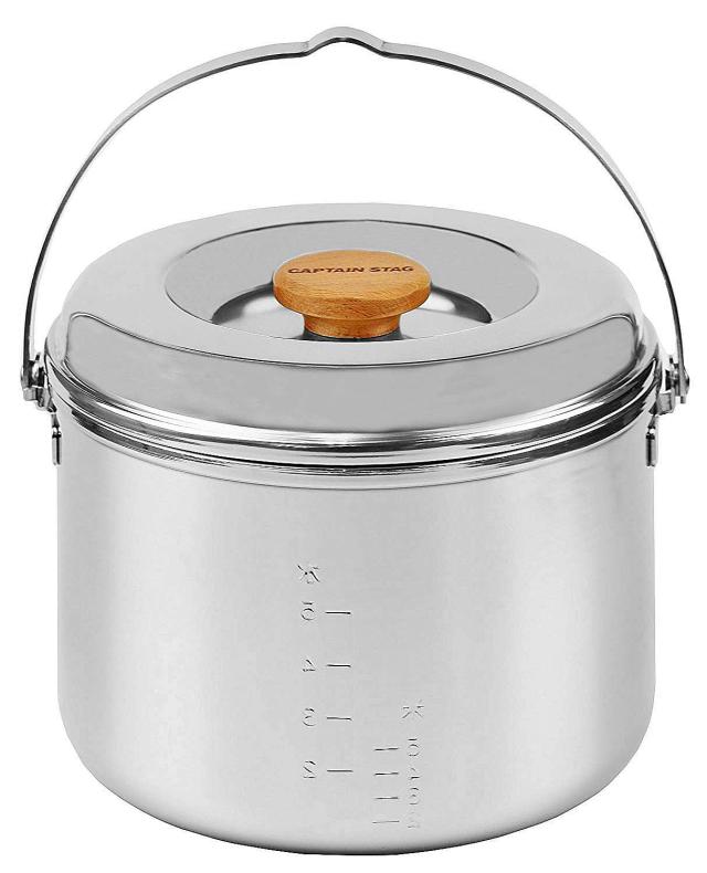 キャプテンスタッグ 3層鋼ごはん炊きクッカー(5合) M-8610の通販は 5,710円