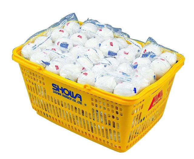 Lucent(ルーセント) アカエムプラクティスボールカゴ入り 白 10ダース(120個) M-40030 白