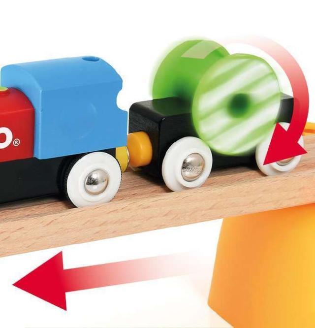 BRIO (ブリオ) マイファースト バッテリ ーパワーレールセット 33710 対象年齢1歳半~ 【おもちゃ 玩具 木製おもちゃ 機関車 レールセット_9