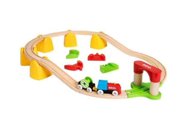 BRIO (ブリオ) マイファースト バッテリ ーパワーレールセット 33710 対象年齢1歳半~ 【おもちゃ 玩具 木製おもちゃ 機関車 レールセット_2