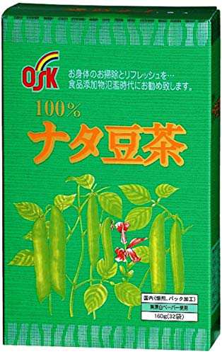 ◆商品名：OSK ナタ豆茶(なたまめ茶) 5g×32P商品紹介精選したナタ豆を焙煎し、ティーパック加工したナタ豆茶ですノンカフェインですのでお子様からお年寄りまで家族皆様で愛飲できます。栄養成分お茶一