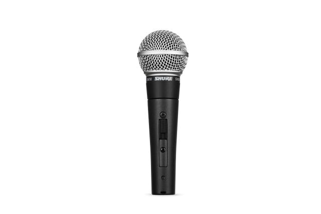 SHURE シュア ダイナミックマイク SM58SE : ON/OFFスイッチ付き マイクスタンド用ネジ有 単一指向性 カーディオイド XLR 有線 ボーカル