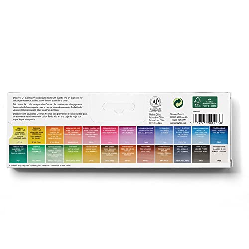 【Winsor & Newton cotman】水彩絵の具24色 Amazon.com: Winsor & Newton Cotman Watercolor Paint Set