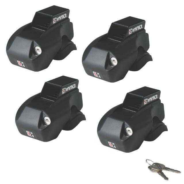 カーメイト(CARMATE) inno イノー ルーフキャリア スクエアベース 四角いバー用 取り付けパーツ ルーフレール用 INFRの通販は