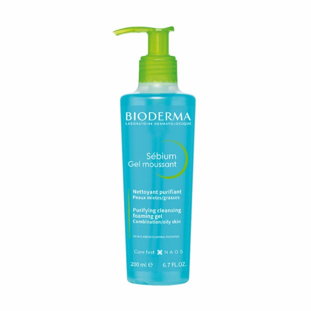 【正規品】ビオデルマ (Bioderma) セビウム フォーミング ウォッシン グジェル 200mL 洗顔ジェル 敏感オイリー混合肌用 エチルアルコール