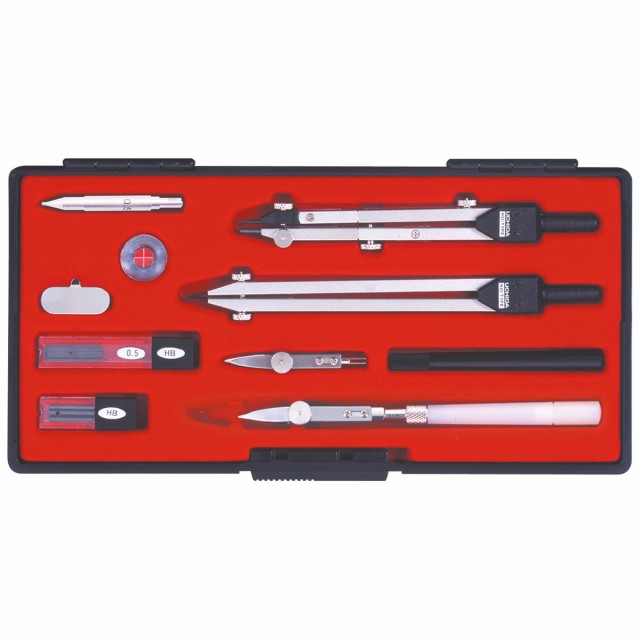 ウチダ KD型製図器 SEセット 『SE12品組A(烏口入り)』 1-730-7023 設計製図用品の通販は 10,229円