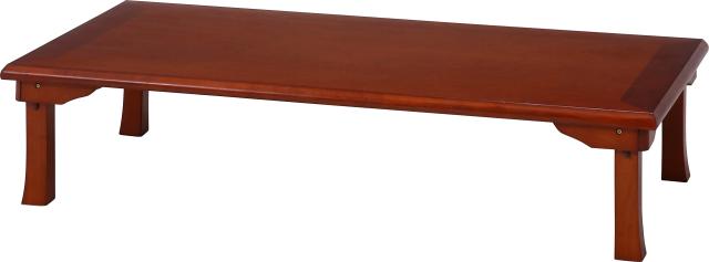 不二貿易 折脚 和風 座卓 (額縁・幅150cm) TLM-15075 オーク色 折りたたみテーブル 72972