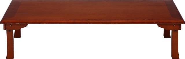72972 不二貿易折脚和風座卓 150×75cm TLM-15075 OAK 折脚和風座卓(ブラウン・150×75cm) | 不二貿易 | 72972 | Joshin web