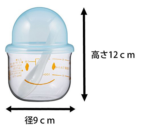 iwaki 離乳食調理器 おかゆこがま 耐熱ガラス 200ml KMC202-BL 064303