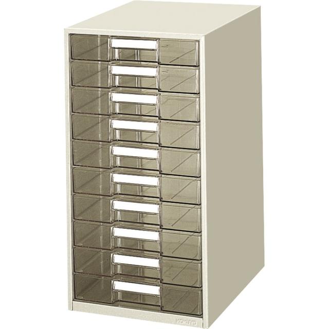 コクヨ レターケース 透明引き出し A4縦 10段 LC-G10Mの通販は