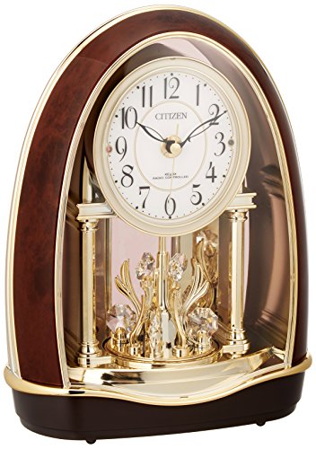 リズム(RHYTHM) シチズン 置き時計 電波時計 アナログ 毎正時 メロディ