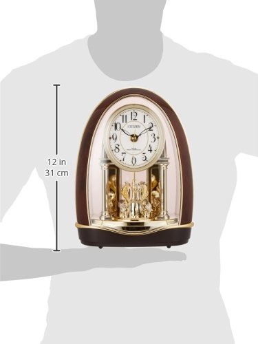 RHYTHM CITIZEN 置き時計 電波時計アナログ毎正時メロディ12曲入り リズム(RHYTHM) シチズン 置き時計 電波時計 アナログ 毎正時 メロディ